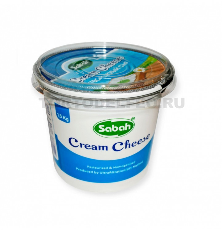 Сыр КремЧиз мягкий 69% тм SABAH 1,5 кг