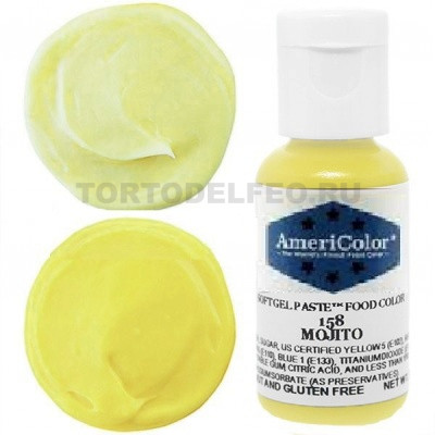 Краситель гелевый Америколор 21гр Mojito (мохито) 158¶