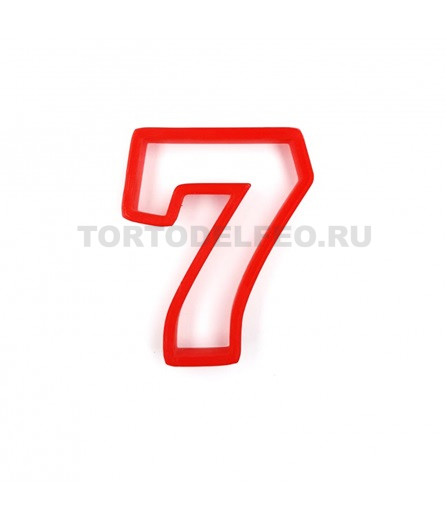Вырубка цифра 7 высота 6см