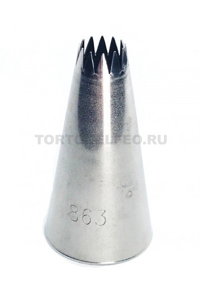 Кондитерская насадка Ateco французская звезда открытая 863