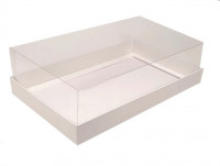 Коробка с прозрачной крышкой 25*15*7 см