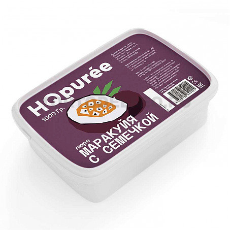 Пюре Маракуйя с косточкой с/м 1кг HQpuree Россия