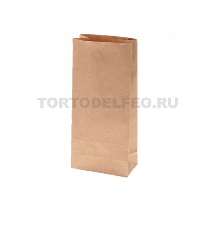 Бумажный пакет 16*9,5*32см Крафт