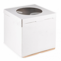 Коробка для торта с окном 30*30*30см