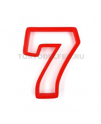 Вырубка цифра 7 высота 8см