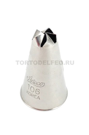 Кондитерская насадка Ateco звезда закрытая 106 рифленые