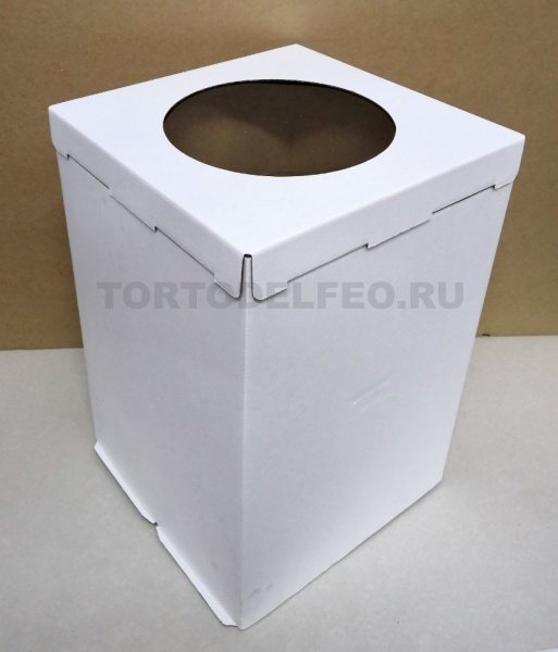 Короб для тортов с окном 30*30*45см (10шт)