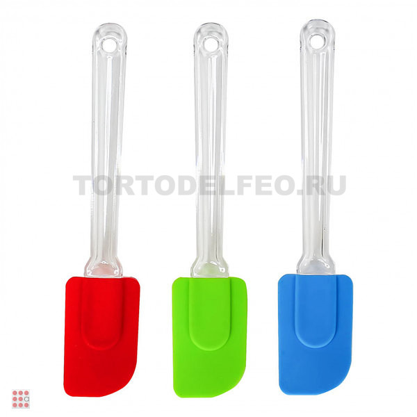 Лопатка силиконовая широкая 7см h24,5см