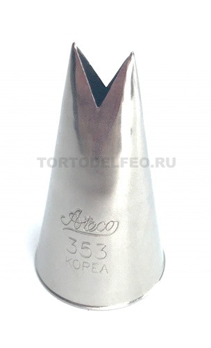 Кондитерская насадка Ateco листик розы 353 med